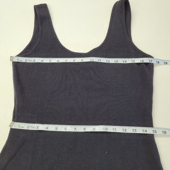 Worth Tank Sweater Dress Womens S Black Midi Minimalist‎ Classic Capsule - Picture 8 of 11